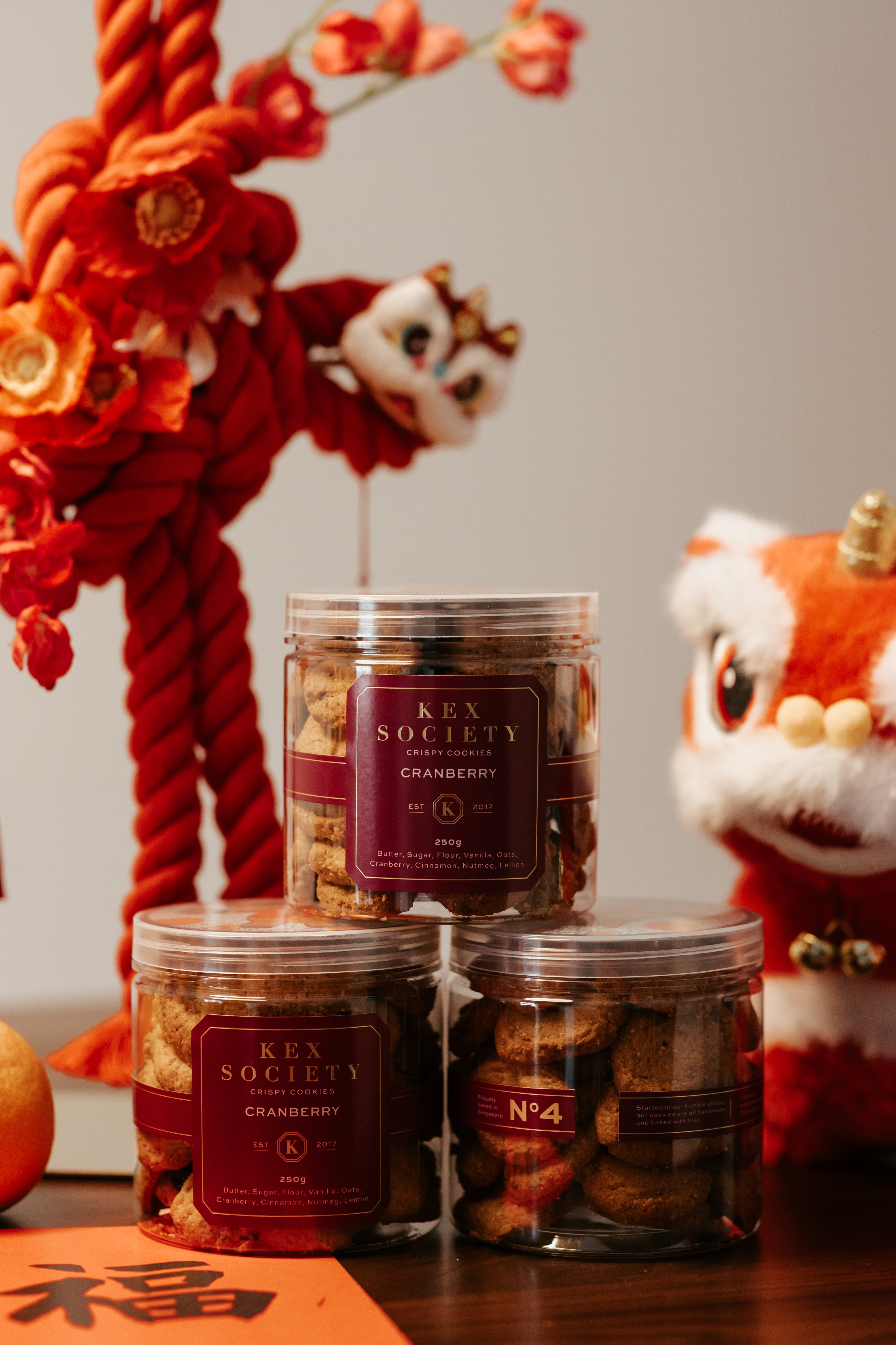 Kex Society Christmassy Cranberry Cookies – Elegant & Thoughtful